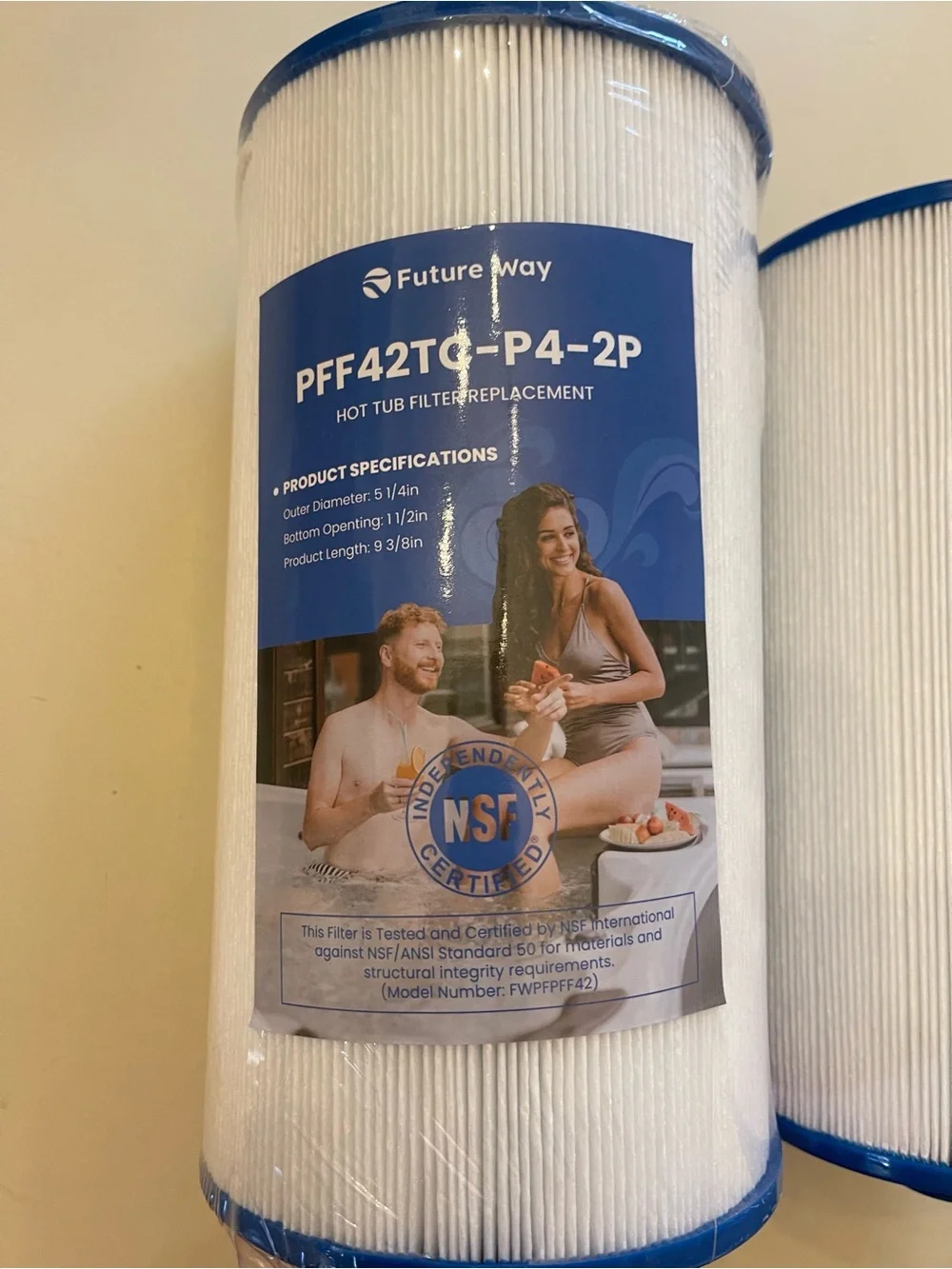 Hot Tub Filter Replacement for Lifesmart, AquaTerra Spa, Freeflow